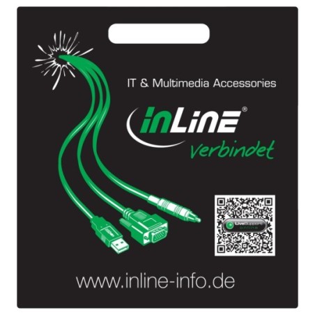 InLine® Sac "...das verbindet!", noir