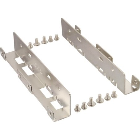 Rails de montage HDD/SSD, InLine®, 2x 2,5"-3,5", seulement cadre et vis