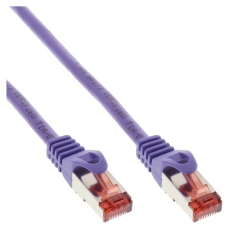 Câble Patch Cat. 6, 250MHz, S-FTP/PiMf, 2x RJ 45 Mâle, 0,25m violet