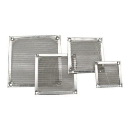 Grille ventilateur, InLine®, filtre aluminium, 40x40mm