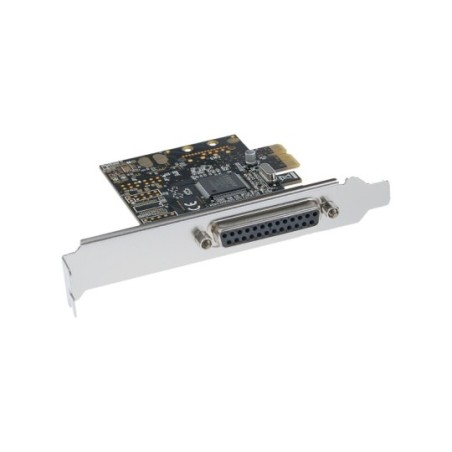 Carte d'interface, InLine®, 1x parallèle 25-pol, PCIe (PCI-Express)