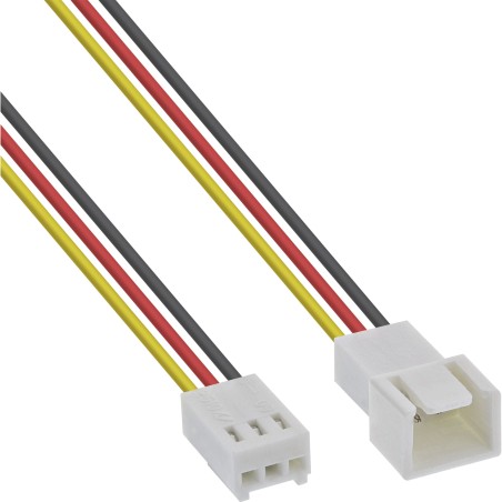 33328 - Rallonge de câble de ventilateur InLine®, fiche / prise Molex à 3 broches, longueur 0,3 m