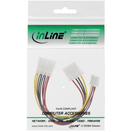 29658 - Câble d'alimentation en Y InLine® interne, 1x 5,25 à 1x 3,5  1x 5,25, 0,20 m