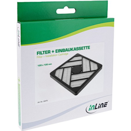 33470 - Filtre InLine®  cassette d'installation, 120x120mm