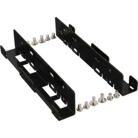 Rails de montage HDD/SSD, InLine®, 2x 2,5"-3,5", seulement cadre et vis