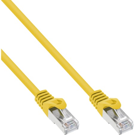 72575Y - Câble patch InLine®, SF/UTP, Cat.5e, jaune, 7,5 m