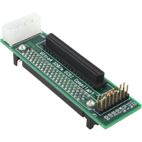 82680 - Adaptateur InLine® SCSI-SCA U320, femelle 80 broches vers mini Sub D femelle 68 broches