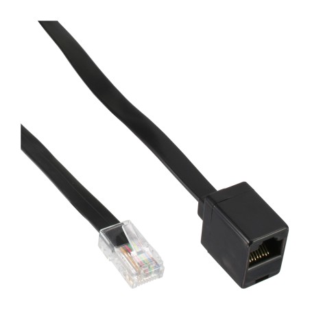 InLine? ISDN-Verl?ngerung, RJ45 (8P8C) Stecker / Buchse, 10m