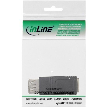 33300 - Adaptateur InLine® USB 2.0, prise A vers prise A