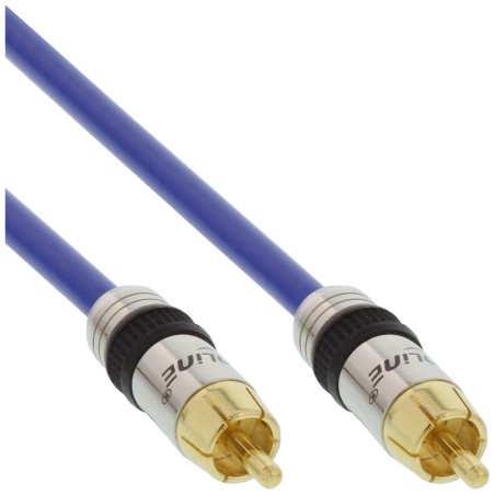 InLine? Cinch Kabel VIDEO & digital AUDIO, PREMIUM, 1x Cinch St / St, 0,5m