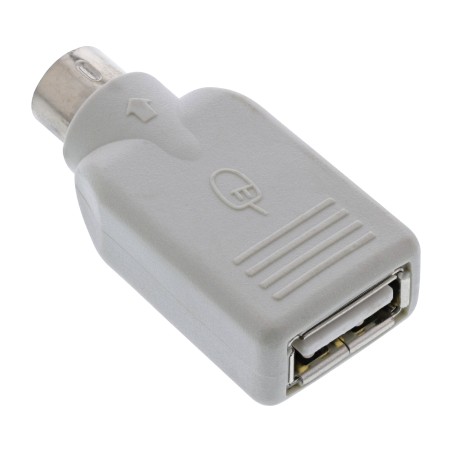 33103 - Adaptateur InLine® USB PS/2, prise USB A vers fiche PS/2