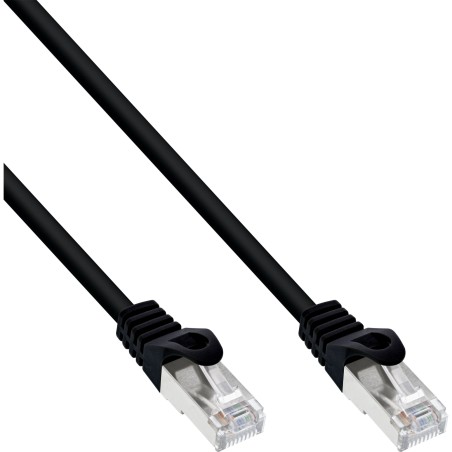 InLine? Patchkabel, SF/UTP, Cat.5e, schwarz, 0,5m