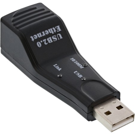 33380H - Adaptateur réseau InLine® USB 2.0, 10/100 Mbits