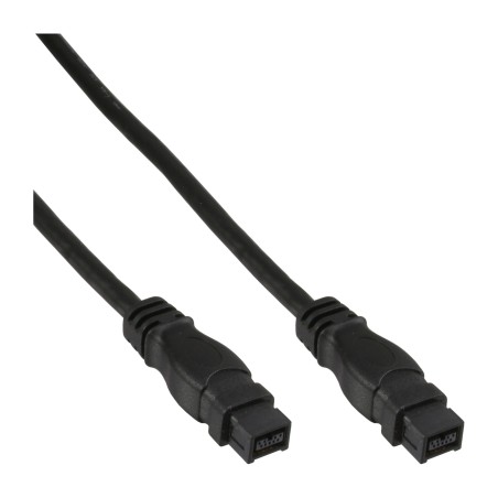 InLine? FireWire Kabel, IEEE1394 9pol Stecker / Stecker, schwarz, 1,8m