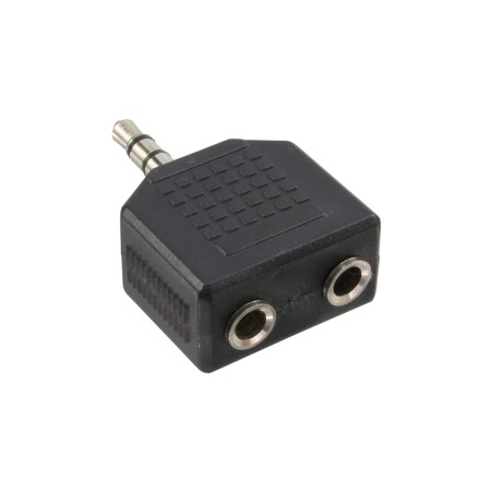 InLine? Audio Adapter, 3,5mm Klinke Stecker an 2x 3,5mm Klinke Buchse, Stereo