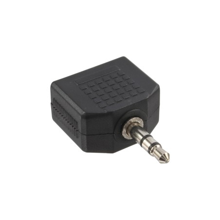 99301 - Adaptateur audio InLine®, fiche jack 3,5 mm vers 2 prises jack 3,5 mm, stéréo