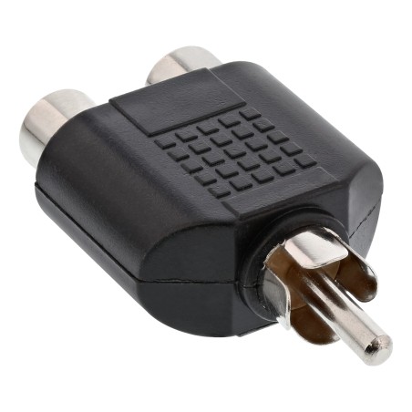 99310 - Adaptateur audio InLine®, fiche RCA vers 2x prise RCA