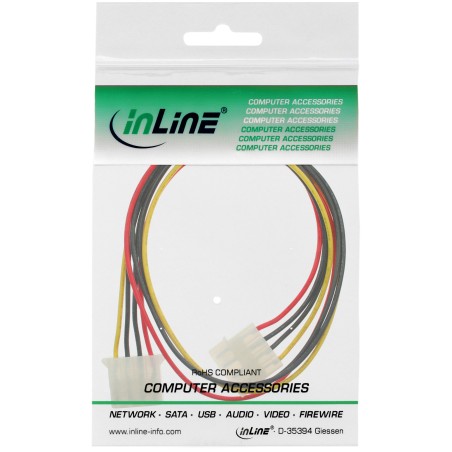 29650 - Rallonge d'alimentation InLine® interne, 5,25 4 broches ST / BU, 0,30 m