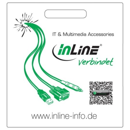 InLine® Sac "...das verbindet!", noir