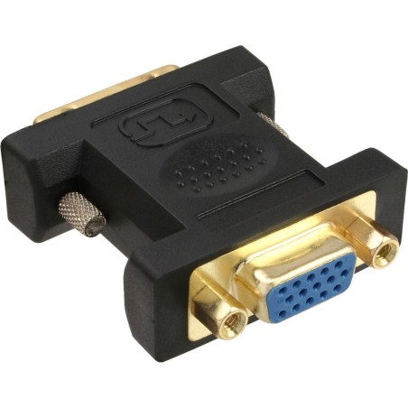 DVI-A Adaptateur, InLine®, Analogue 12+5 prise sur 15 broches HD prise femelle (VGA)