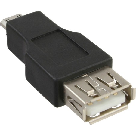 Adaptateur Micro USB, InLine®, prise Micro-B à USB A prise femelle