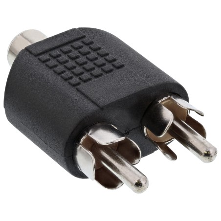 99311 - Adaptateur audio InLine®, prise RCA vers 2x fiches RCA