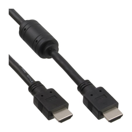 17602 - Câble HDMI InLine®, HDMI haute vitesse, ST / ST, noir, avec ferrite, 1,8 m