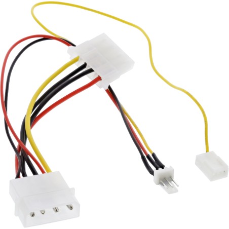 InLine? L?fter Adapterkabel, 12V zu 7V, mit Tachosignal