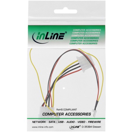 InLine? L?fter Adapterkabel, 12V zu 7V, mit Tachosignal