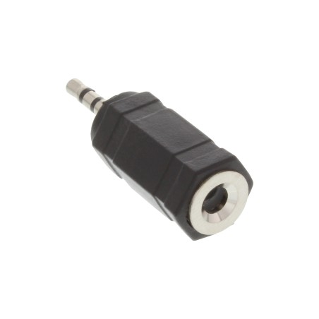 InLine? Audio Adapter, 2,5mm Klinke Stecker zu 3,5mm Buchse, Stereo