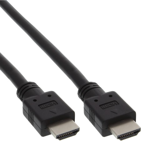 InLine? HDMI Kabel, HDMI-High Speed, Stecker / Stecker, schwarz, 2m