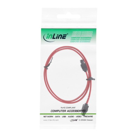 27705A - Câble de connexion InLine® SATA, avec languette de sécurité, 0,5 m