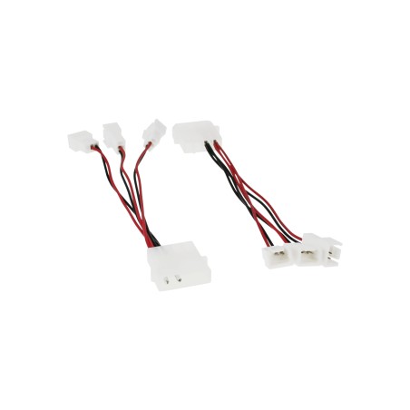 33005A - Câble adaptateur pour ventilateur InLine®, 12V à 5V, pour 3 ventilateurs