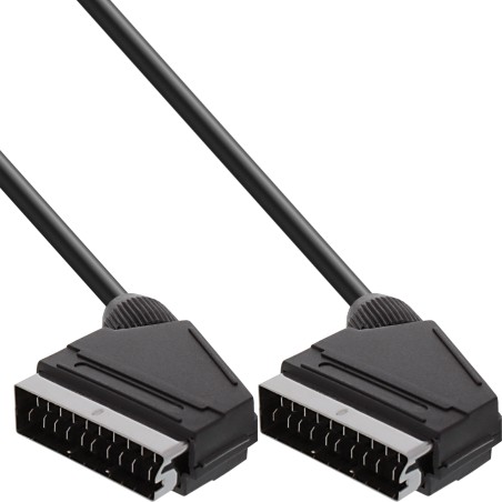 89973 - Câble de connexion InLine® Scart, fiche / fiche, 3m