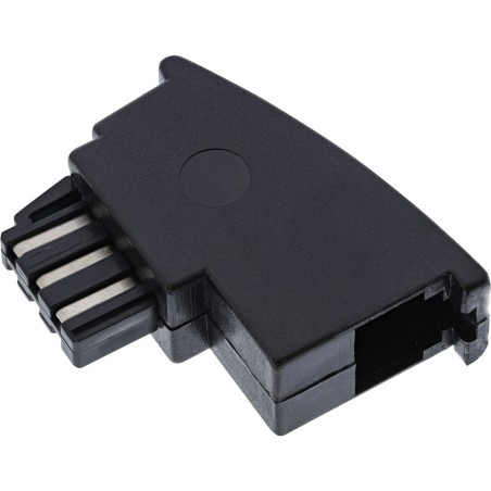 InLine? TAE-F Adapter, TAE-F Stecker auf RJ11 Buchse, f?r Import Telefone