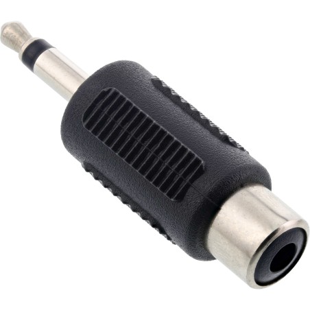 99326 - Adaptateur audio InLine®, fiche jack 3,5 mm vers 1 prise RCA, mono