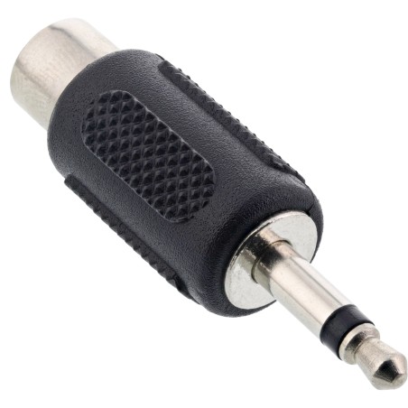 99326 - Adaptateur audio InLine®, fiche jack 3,5 mm vers 1 prise RCA, mono