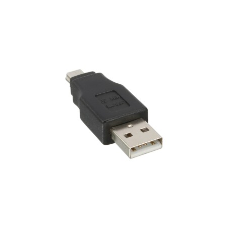 33441C - Adaptateur InLine® USB 2.0, fiche A vers mini fiche à 5 broches