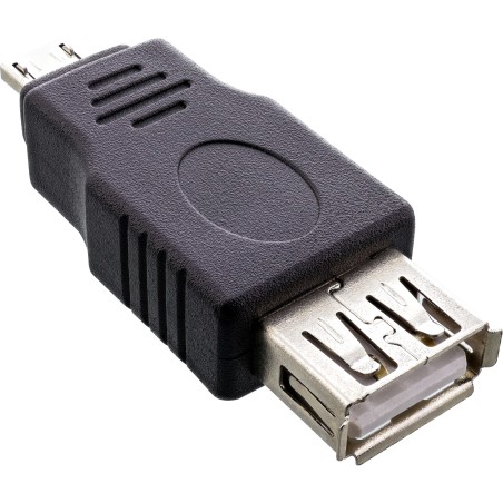 31600 - Adaptateur InLine® Micro-USB, fiche Micro-A vers prise USB A