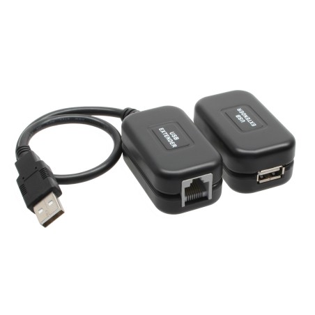 InLine? USB Verl?ngerung, bis 60m ?ber Netzwerkkabel RJ45 Cat. 5e