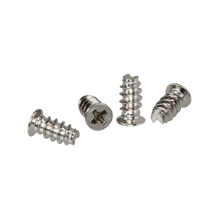 InLine? L?fterschrauben, 5,0x10,0mm, silbern, 4er Pack