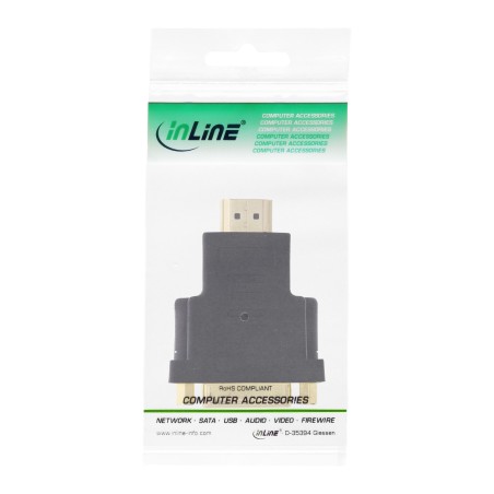 17670P - Adaptateur InLine® HDMI-DVI, HDMI mâle vers DVI femelle, 4K2K