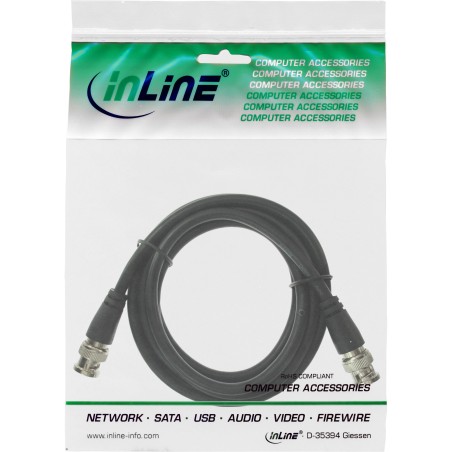 10801 - Câble vidéo InLine® BNC, RG59, 75Ohm, 1m