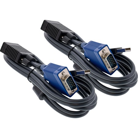 60614H - Commutateur KVM InLine®, 4 voies, USB