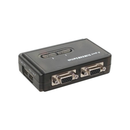 InLine? KVM Switch, 2-fach, USB, mit Audio