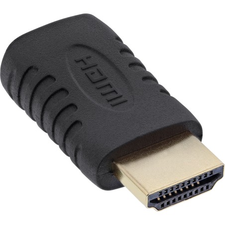 InLine? HDMI Adapter, HDMI A Stecker auf Mini HDMI C Buchse, 4K2K