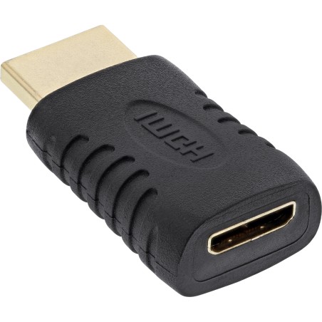 InLine? HDMI Adapter, HDMI A Stecker auf Mini HDMI C Buchse, 4K2K