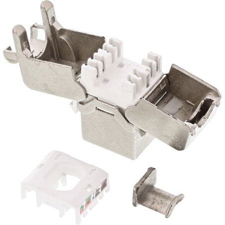 RJ45 Bu/LSA insert, SNAP-In, Cat.6a