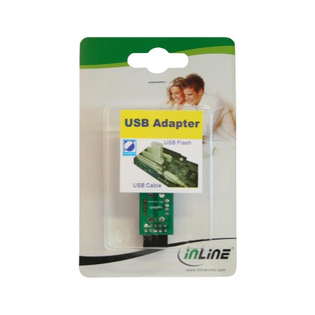 InLine? USB 2.0 Adapter, 2x Buchse A auf Pfostenanschluss