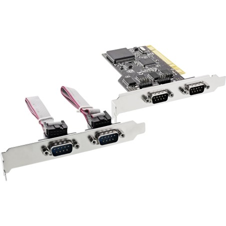 66639I - Carte d'interface InLine®, 4x série 9 broches, PCI